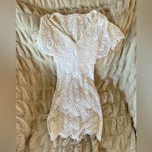 NightCap white mini dress size small (S)